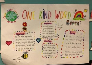 Wonderful poster created by one of our pupils during Friendship Week