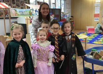 Our Nursery children are enjoying their first World Book Day!!