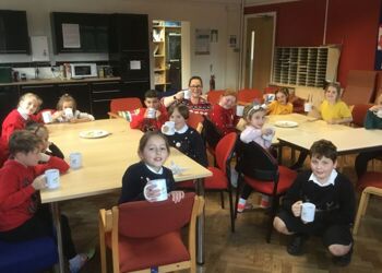 Whyteleafe School @Whyteleafe_sch Â· Nov 25 Another amazing group of children who are consistently going over and above and doing the right thing. Well done - we hope you enjoyed your 'Hot Chocolate with the Head' #aiminghigh