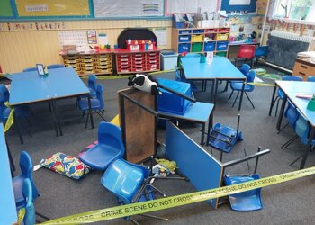 Year one had a mystery to solve today as they start their new topic… Who or what had been in their classroom and what evidence did they leave behind?