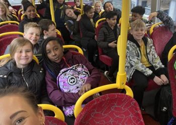 On the way to  @WhitgiftSchool1  for the last day of the primary project… exciting activities ahead!